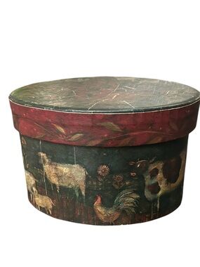 Oval Bob's Boxes "Proud Animals" Artist S. A. Winget R.A.